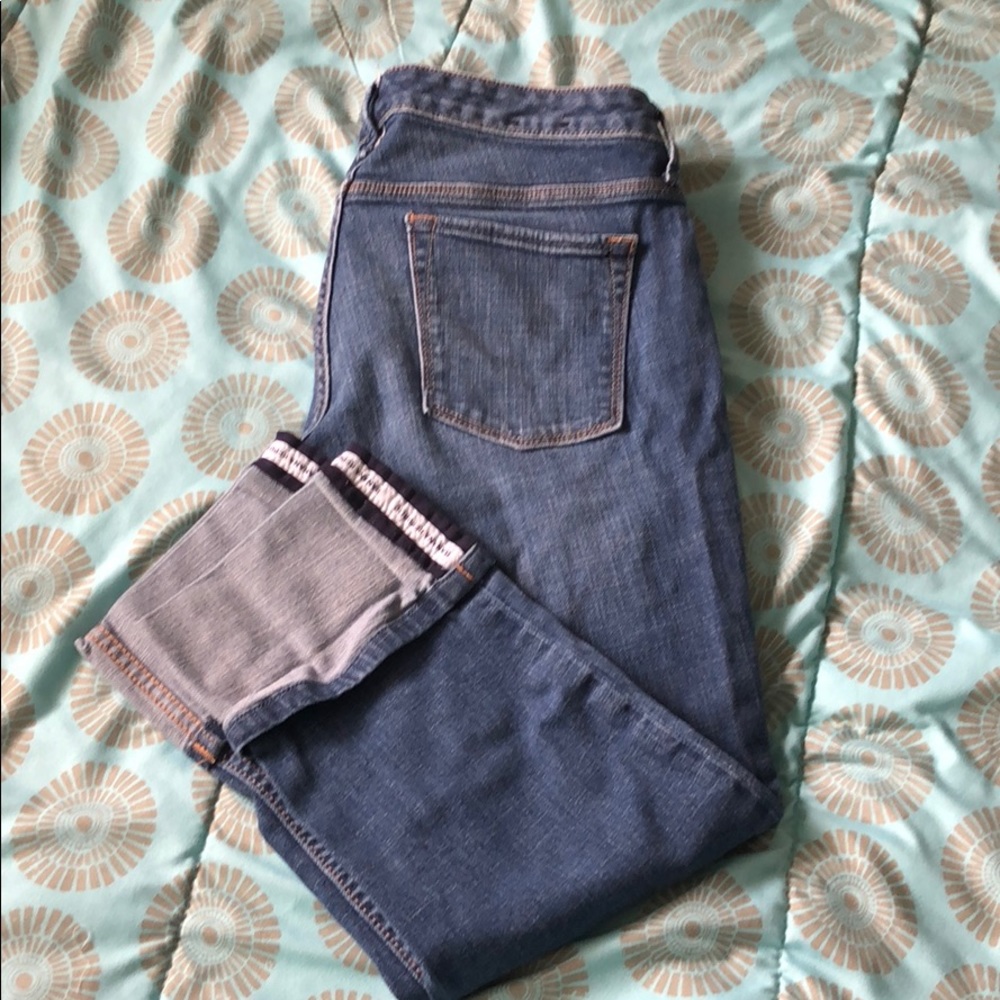 Banana republic cuffed capris